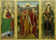 Miguel Ximenez Saint John the Baptist; Saint Fabian and Saint Sebastian oil painting on canvas